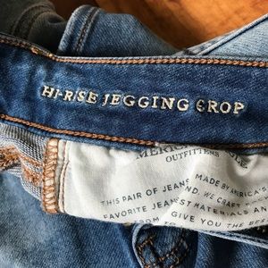 American Eagle Hi Rise Jegging Crop